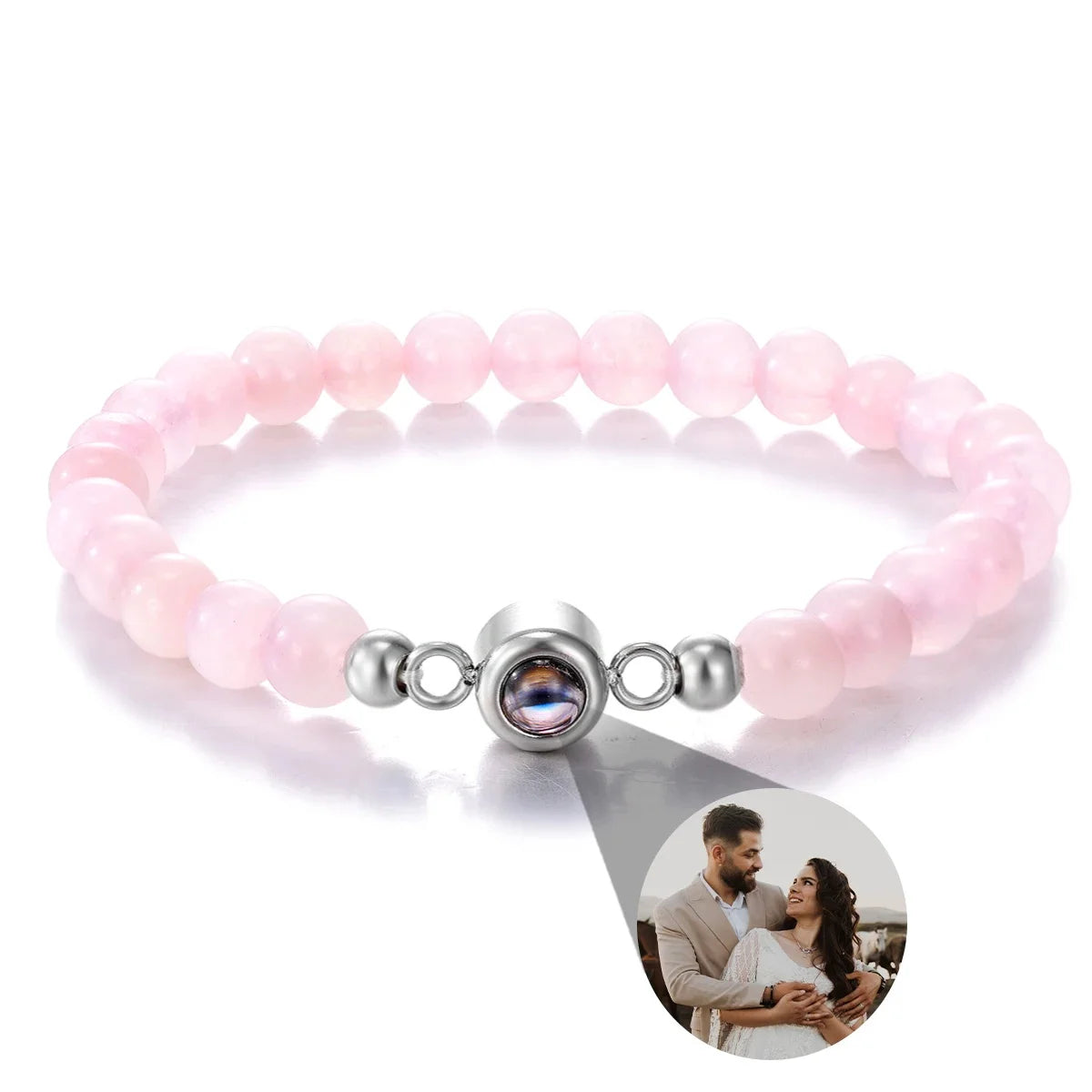 Natural Stone Bead Bracelet