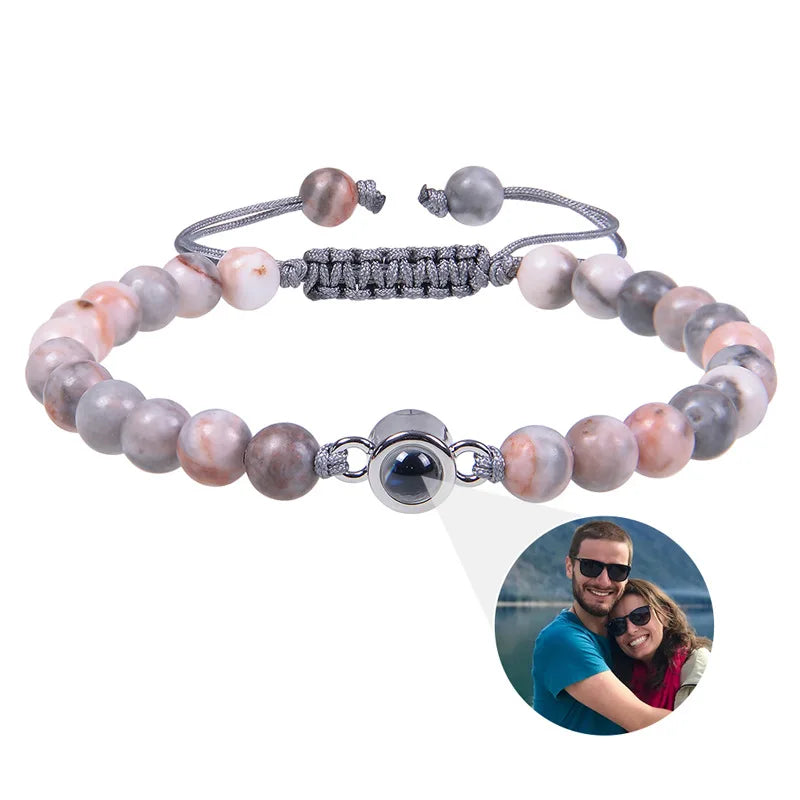 Natural Stone Bead Bracelet