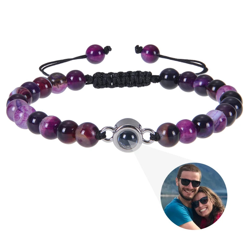 Natural Stone Bead Bracelet