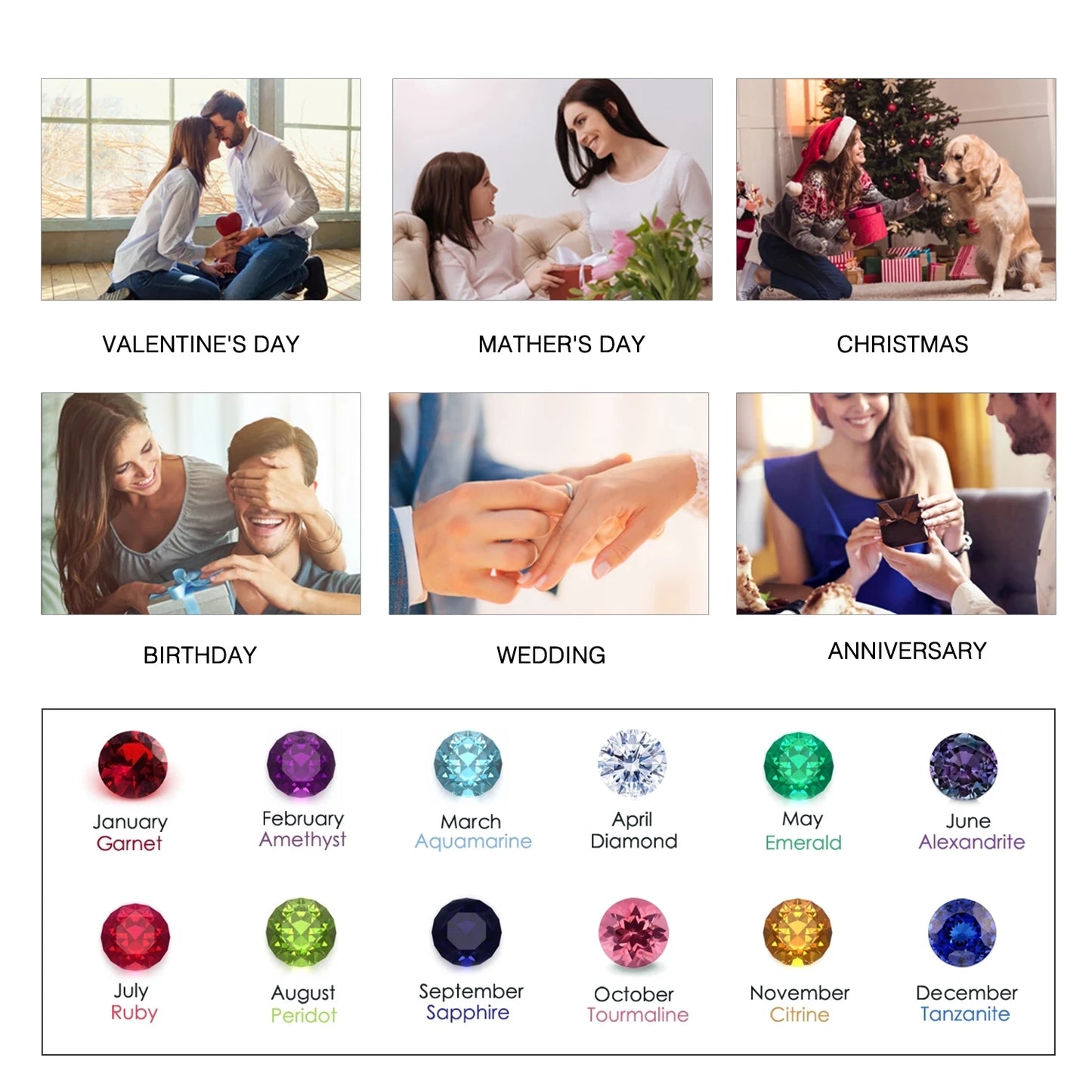 Personalized Birthstone Bracelet