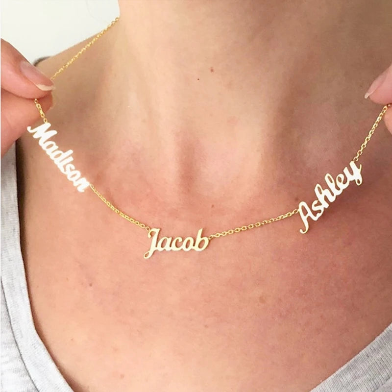 Multiple Name Necklace