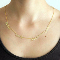 Multiple Name Necklace