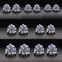 Triangle Moissanite Studs – 2CT