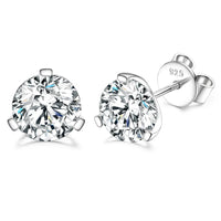 Triangle Moissanite Studs – 2CT
