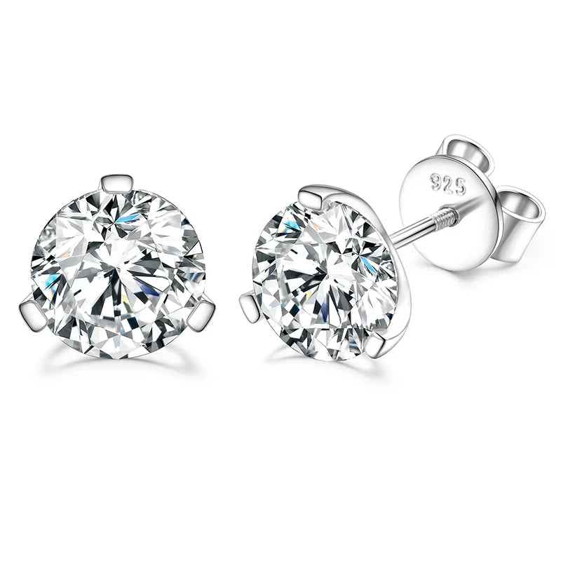 Triangle Moissanite Studs – 2CT