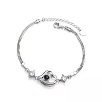 Heart Zircona Projection Bracelet
