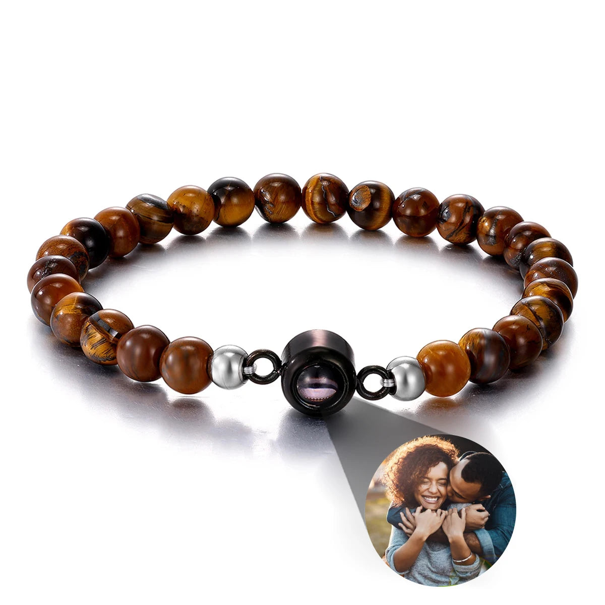 Natural Stone Bead Bracelet