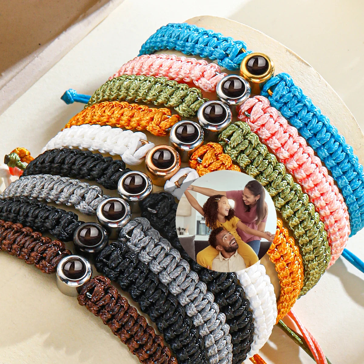 Braided Projection Bracelet