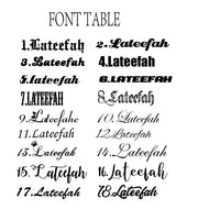 Custom Name Twist Hoop Earrings