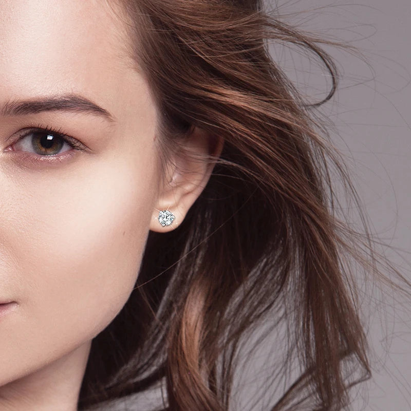 Triangle Moissanite Studs – 2CT