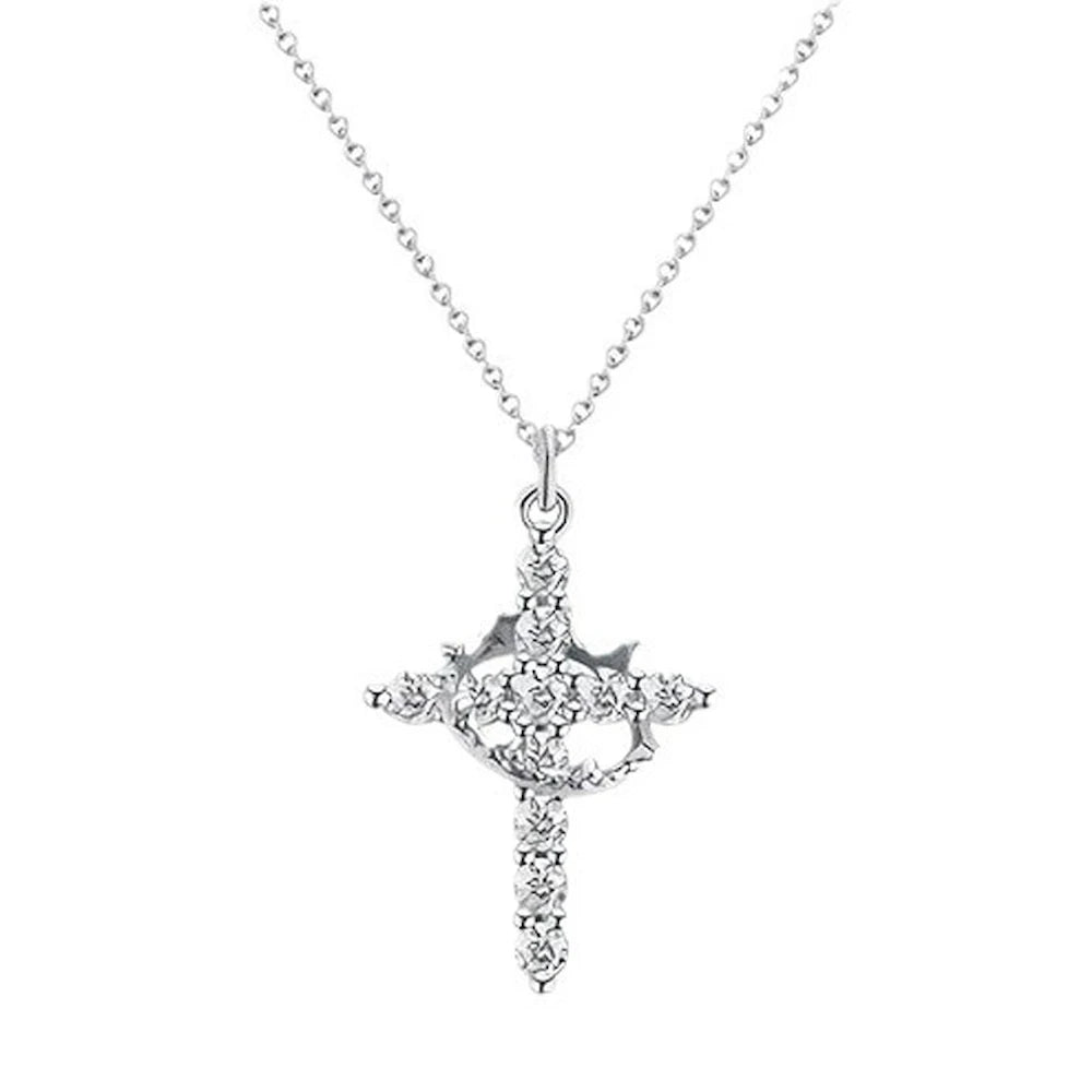 Crown Cross Necklace