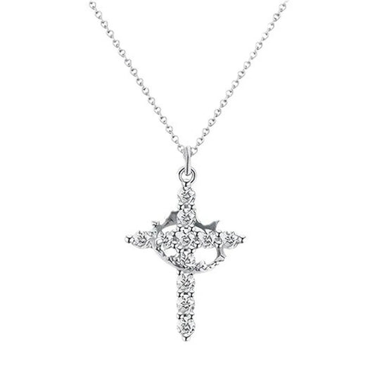 Crown Cross Necklace