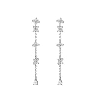 Celeste Clover Drop Earrings