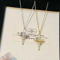 Crown Cross Necklace
