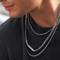 Men’s Personalized Name Necklace – Stainless Steel