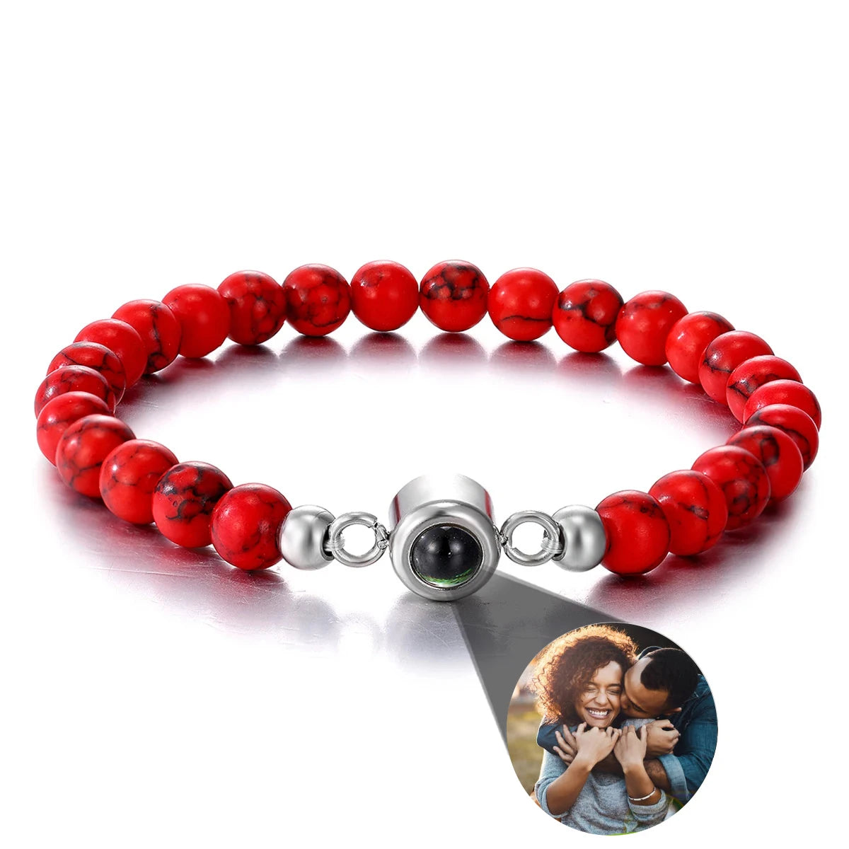 Natural Stone Bead Bracelet