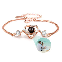 Heart Zircona Projection Bracelet