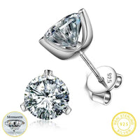 Triangle Moissanite Studs – 2CT