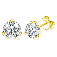 Triangle Moissanite Studs – 2CT