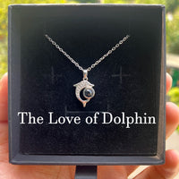 Personalized Dolphin Photo Necklace