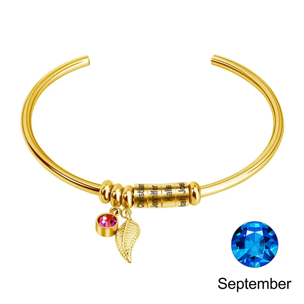 Personalized Birthstone Bracelet