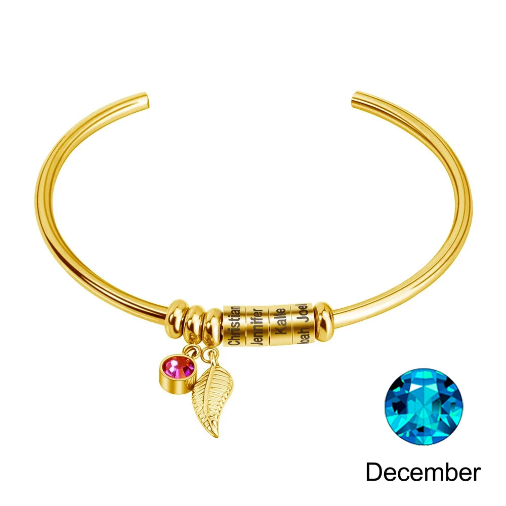Personalized Birthstone Bracelet