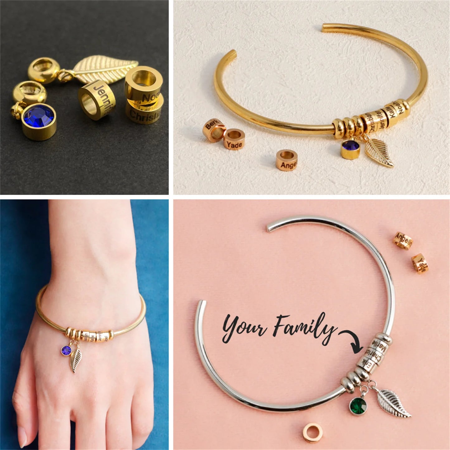 Personalized Birthstone Bracelet