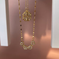 Sparkling Four-Leaf Clover Pendant