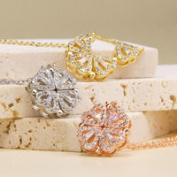 Sparkling Four-Leaf Clover Pendant