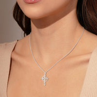Crown Cross Necklace