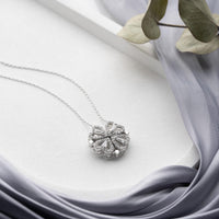 Sparkling Four-Leaf Clover Pendant