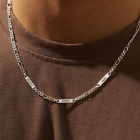 Men’s Personalized Name Necklace – Stainless Steel