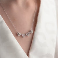 Sparkling Four-Leaf Clover Pendant