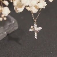 Crown Cross Necklace